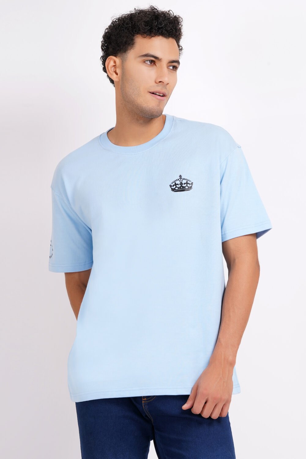 Drop Shoulder Oversized Men’s T-Shirt – Comfortable & Trendy