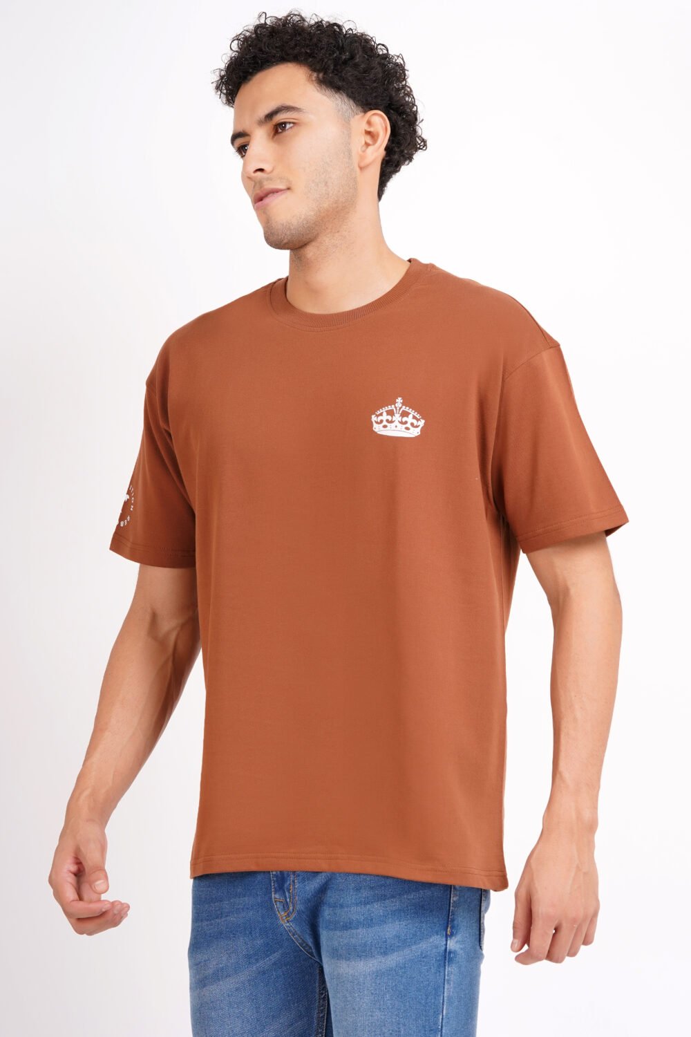 Drop Shoulder Oversized Men’s T-Shirt – Comfortable & Trendy
